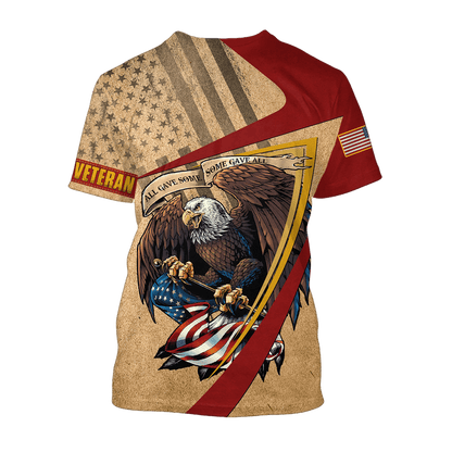US Veteran - All Gave Some Some Gave All Unisex Shirts MON03102201-VET , Gifts for veterans