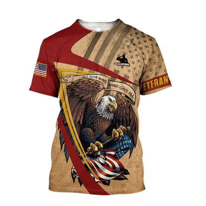 US Veteran - All Gave Some Some Gave All Unisex Shirts MON03102201-VET , Gifts for veterans