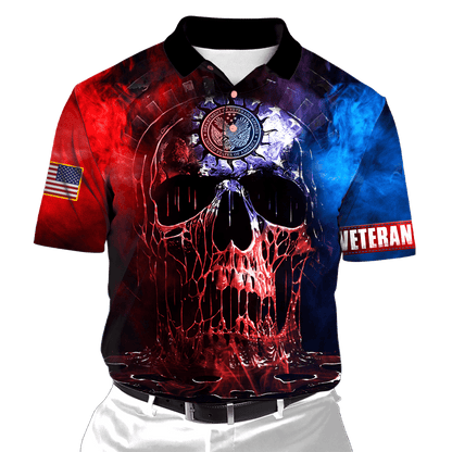 US Veteran - Skull Unisex Shirts MON04102201-VET , Gifts for veterans