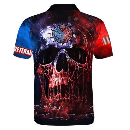 US Veteran - Skull Unisex Shirts MON04102201-VET , Gifts for veterans