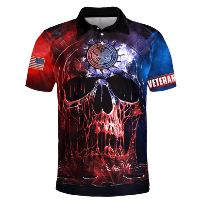 US Veteran - Skull Unisex Shirts MON04102201-VET , Gifts for veterans
