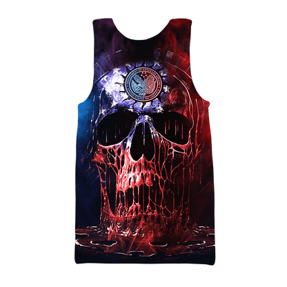 US Veteran - Skull Unisex Shirts MON04102201-VET , Gifts for veterans