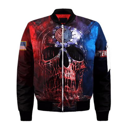 US Veteran - Skull Unisex Shirts MON04102201-VET , Gifts for veterans