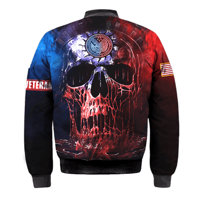 US Veteran - Skull Unisex Shirts MON04102201-VET , Gifts for veterans