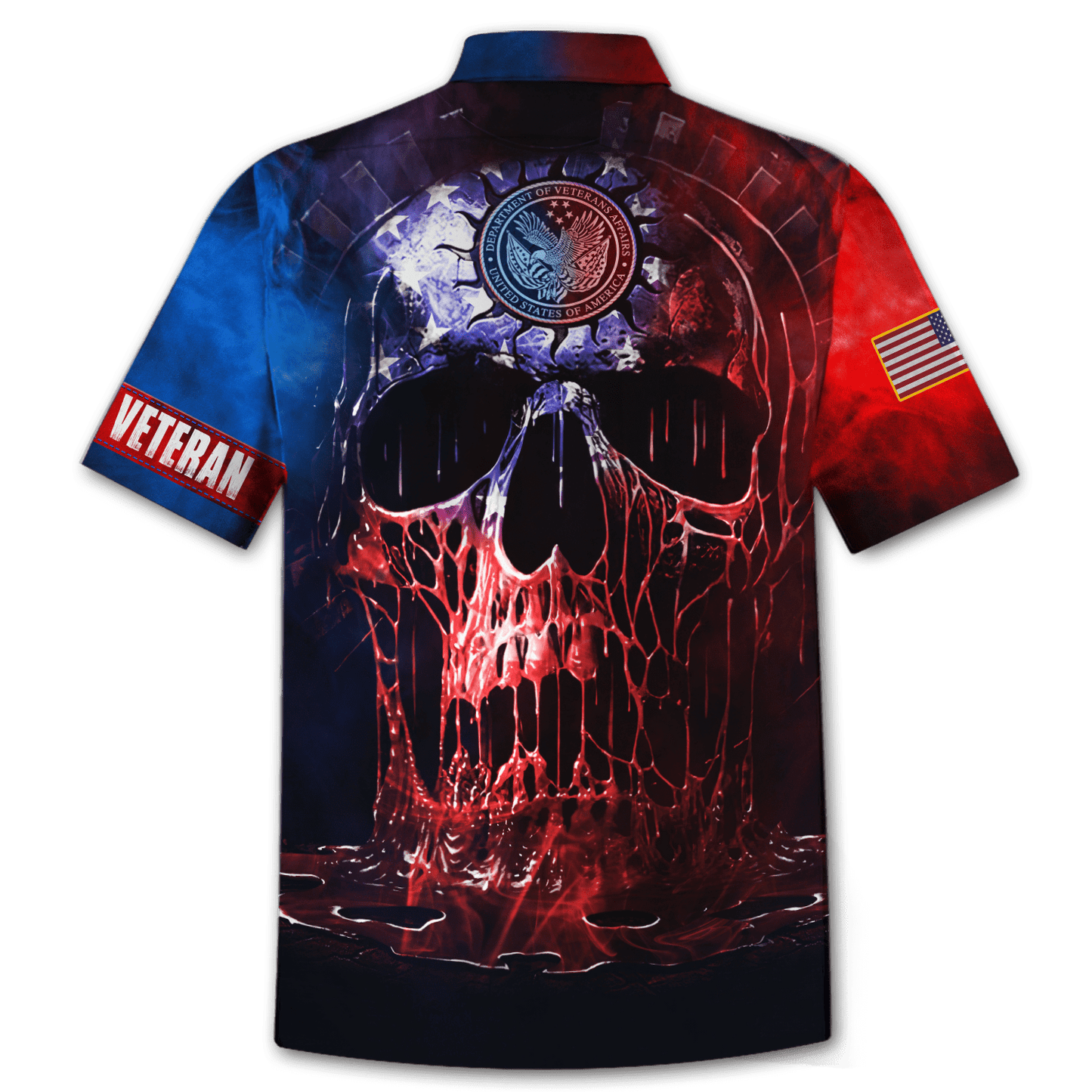 US Veteran - Skull Unisex Shirts MON04102201-VET , Gifts for veterans