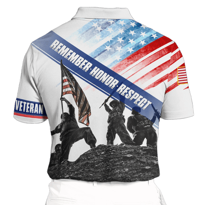 US Veteran - Remember Honor Respect- Unisex Shirts MON05102201-VET , Gifts for veterans