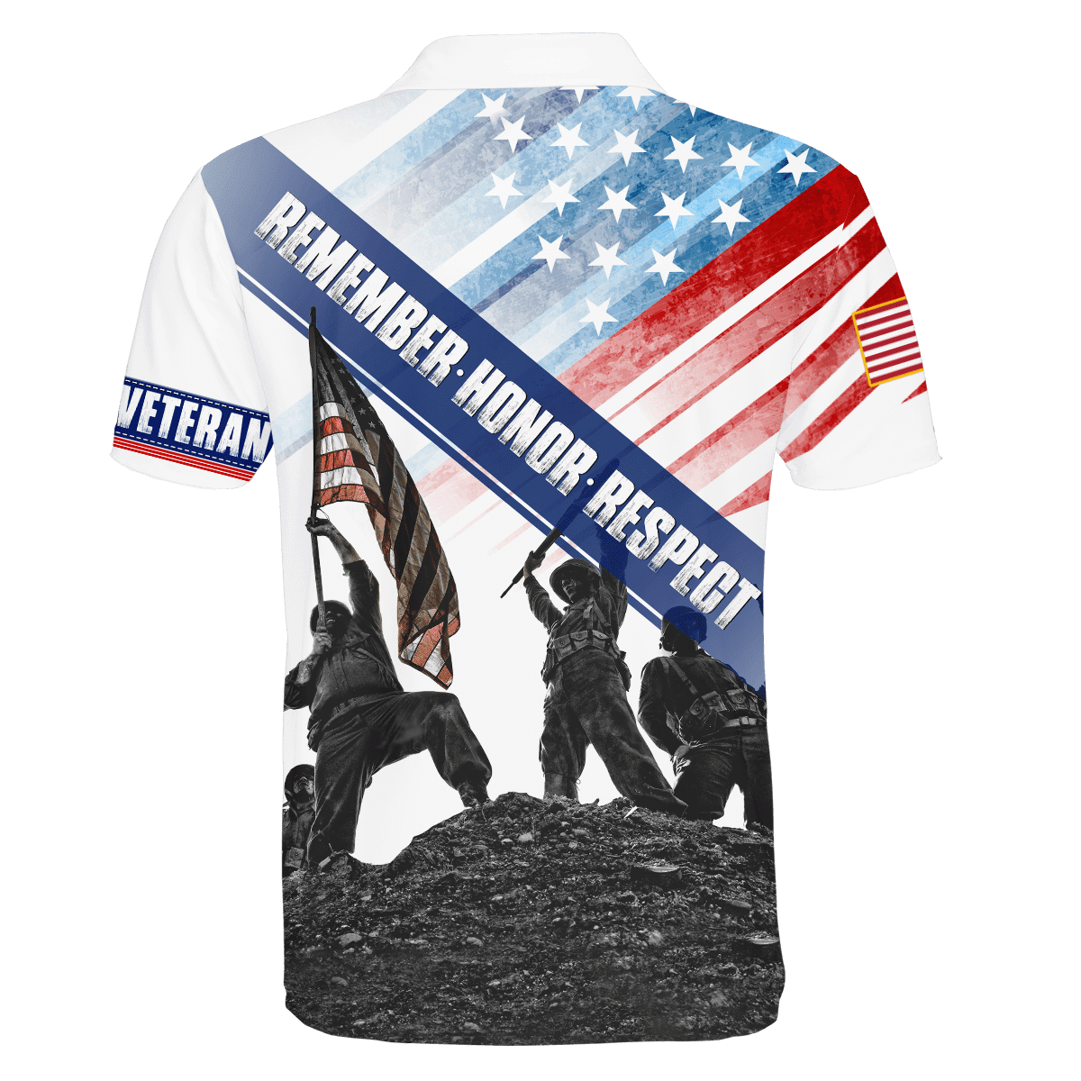 US Veteran - Remember Honor Respect- Unisex Shirts MON05102201-VET , Gifts for veterans