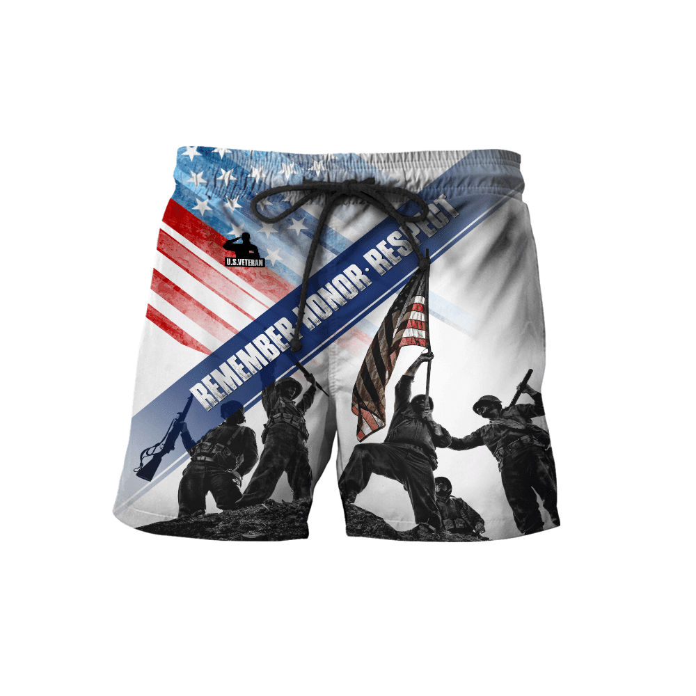 US Veteran - Remember Honor Respect- Unisex Shirts MON05102201-VET , Gifts for veterans