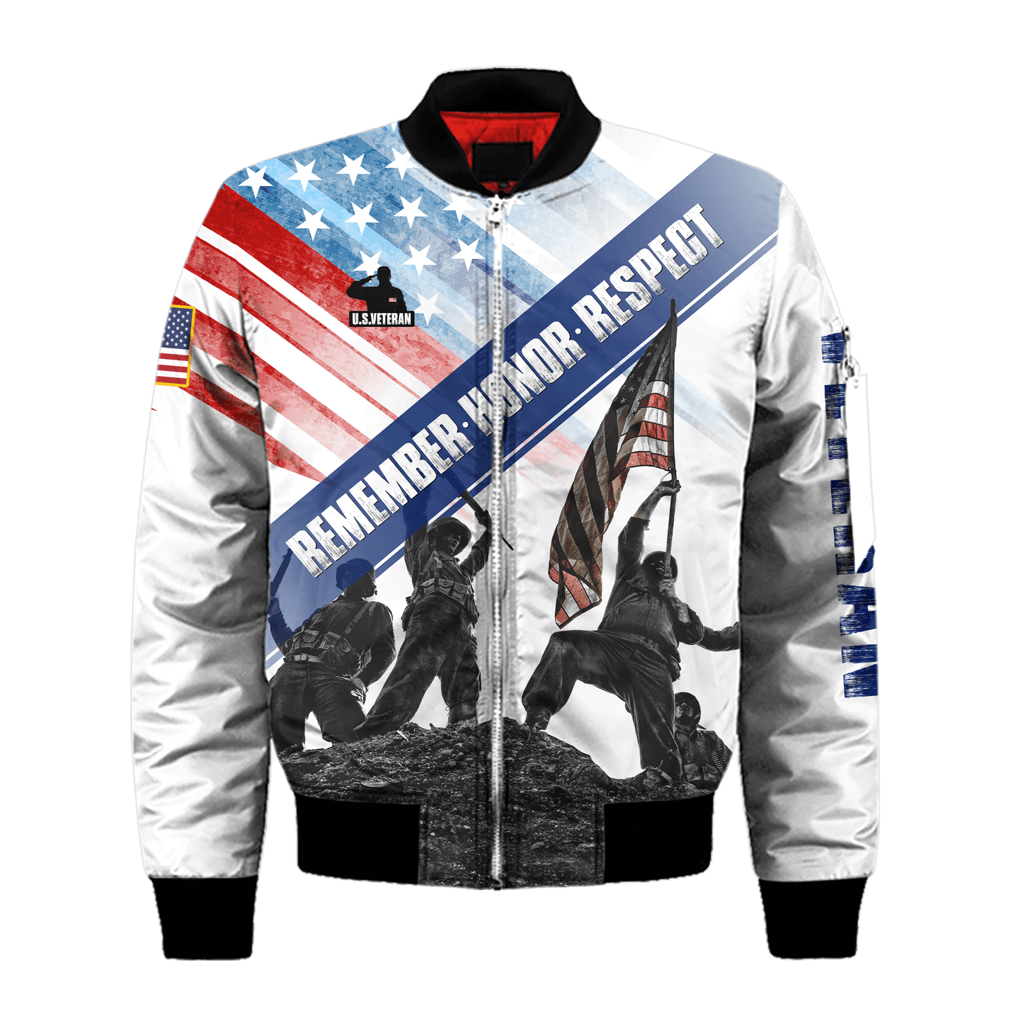 US Veteran - Remember Honor Respect- Unisex Shirts MON05102201-VET , Gifts for veterans
