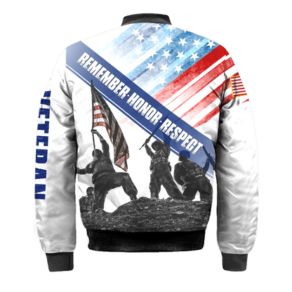 US Veteran - Remember Honor Respect- Unisex Shirts MON05102201-VET , Gifts for veterans