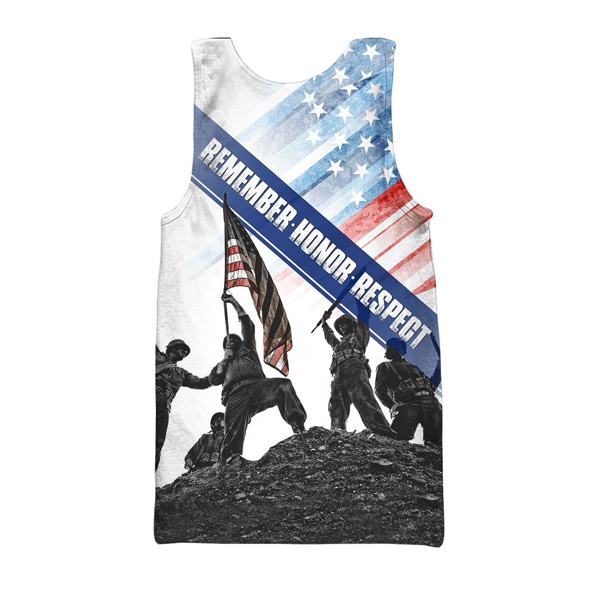 US Veteran - Remember Honor Respect- Unisex Shirts MON05102201-VET , Gifts for veterans