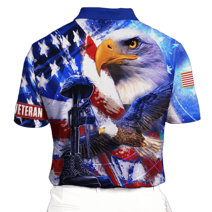 US Veteran - Eagles American Flag Unisex Shirts MON05102202-VET , Gifts for veterans