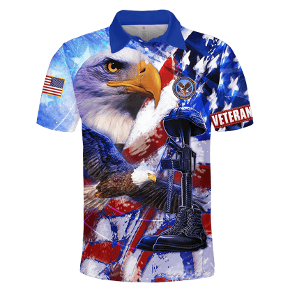 US Veteran - Eagles American Flag Unisex Shirts MON05102202-VET , Gifts for veterans
