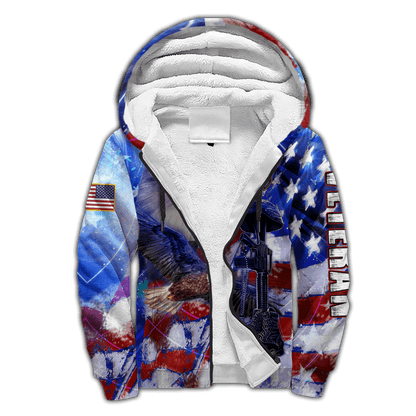 US Veteran - Eagles American Flag Unisex Shirts MON05102202-VET , Gifts for veterans