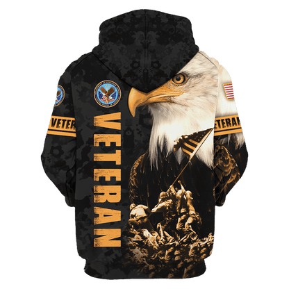 US Veteran - American Big Eagle Unisex Shirts MH04102202 - VET , Gifts for veterans