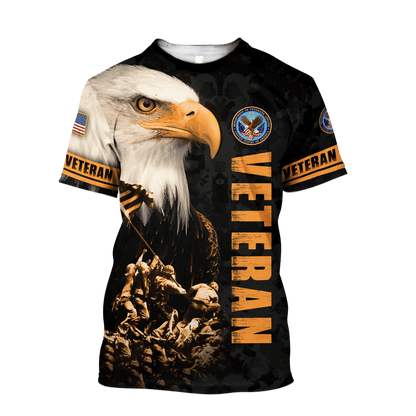 US Veteran - American Big Eagle Unisex Shirts MH04102202 - VET , Gifts for veterans
