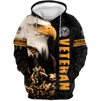 US Veteran - American Big Eagle Unisex Shirts MH04102202 - VET , Gifts for veterans