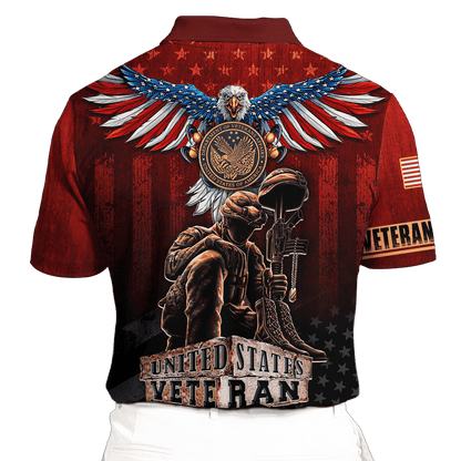 US Veteran - American Red Eagle Unisex Shirts MH04102201 - VET , Gifts for veterans