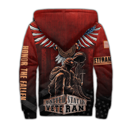 US Veteran - American Red Eagle Unisex Shirts MH04102201 - VET , Gifts for veterans