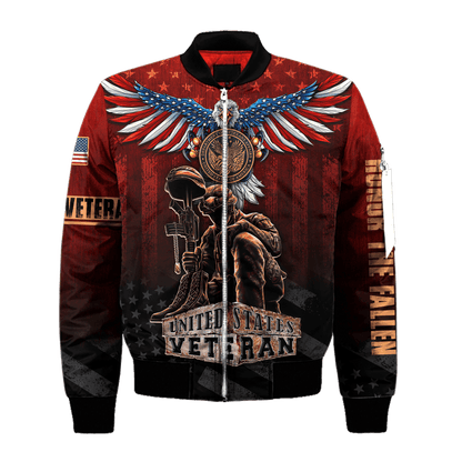 US Veteran - American Red Eagle Unisex Shirts MH04102201 - VET , Gifts for veterans