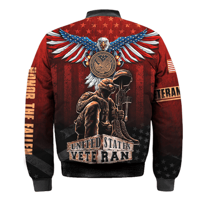 US Veteran - American Red Eagle Unisex Shirts MH04102201 - VET , Gifts for veterans