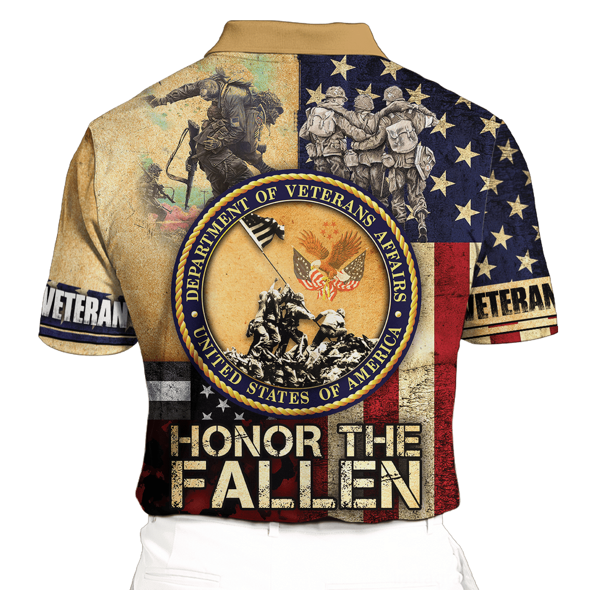 US Veteran - American Flag Honor The Fallen Unisex Shirts MH05102201 - VET , Gifts for veterans