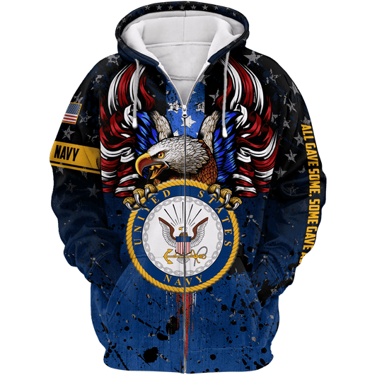 US Navy - All Gave Some Some Gave All Unisex Shirts MH04112202 - NA , Gifts for veterans