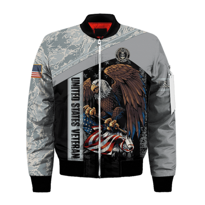 US Air Force - American Bald Eagle Flag All Unisex Shirts MON04112205-AF , Gifts for veterans, easychoo.com
