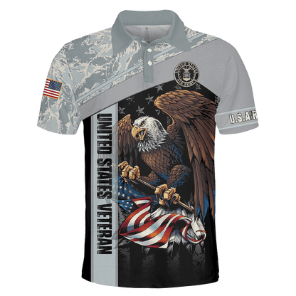 US Air Force - American Bald Eagle Flag All Unisex Shirts MON04112205-AF , Gifts for veterans, easychoo.com