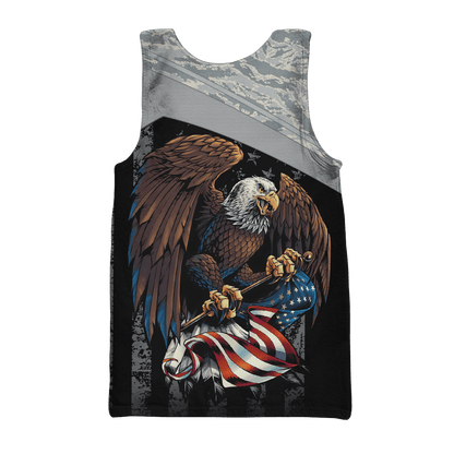 US Air Force - American Bald Eagle Flag All Unisex Shirts MON04112205-AF , Gifts for veterans, easychoo.com