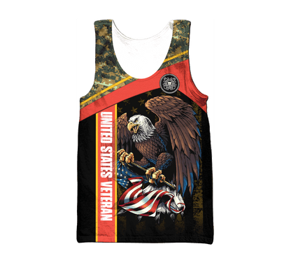 US Coast Guard - American Bald Eagle Flag Unisex Shirts MON04112206-CG , Gifts for veterans