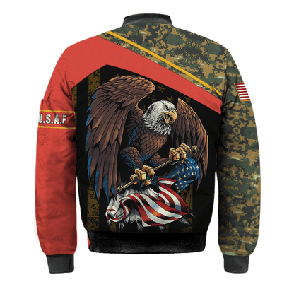 US Coast Guard - American Bald Eagle Flag Unisex Shirts MON04112206-CG , Gifts for veterans