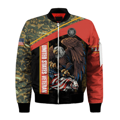 US Coast Guard - American Bald Eagle Flag Unisex Shirts MON04112206-CG , Gifts for veterans