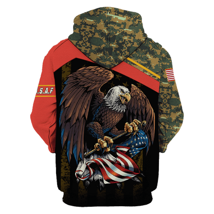 US Coast Guard - American Bald Eagle Flag Unisex Shirts MON04112206-CG , Gifts for veterans