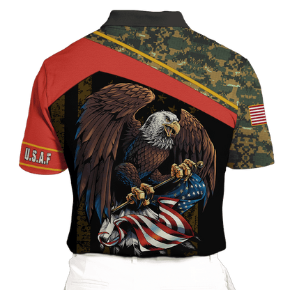 US Coast Guard - American Bald Eagle Flag Unisex Shirts MON04112206-CG , Gifts for veterans