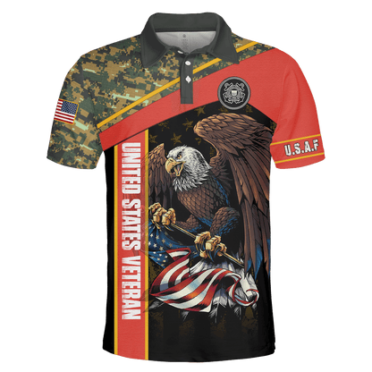US Coast Guard - American Bald Eagle Flag Unisex Shirts MON04112206-CG , Gifts for veterans