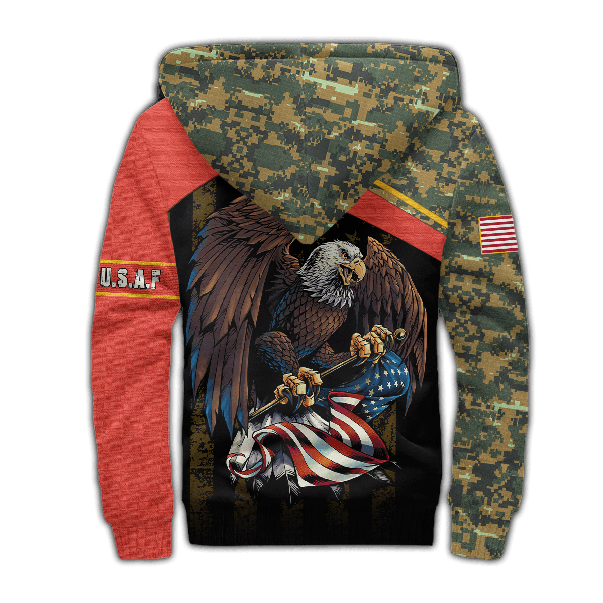 US Coast Guard - American Bald Eagle Flag Unisex Shirts MON04112206-CG , Gifts for veterans