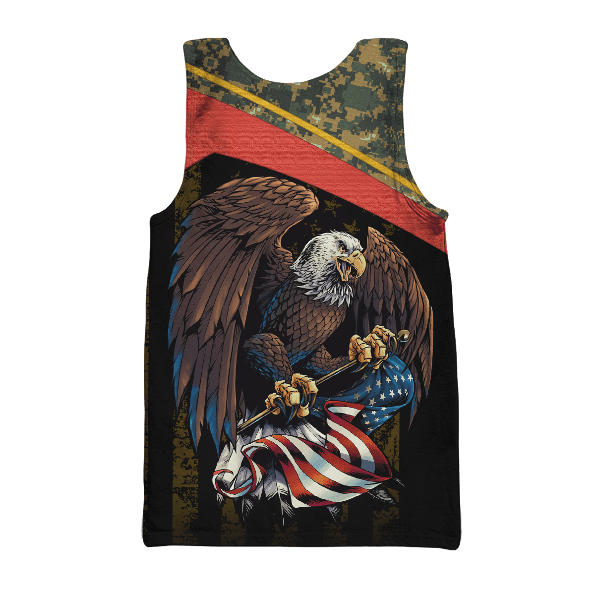 US Coast Guard - American Bald Eagle Flag Unisex Shirts MON04112206-CG , Gifts for veterans