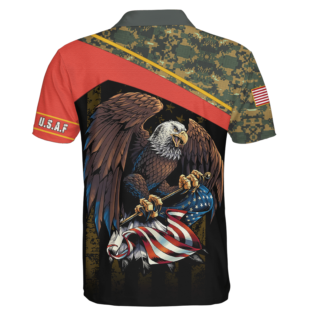 US Coast Guard - American Bald Eagle Flag Unisex Shirts MON04112206-CG , Gifts for veterans