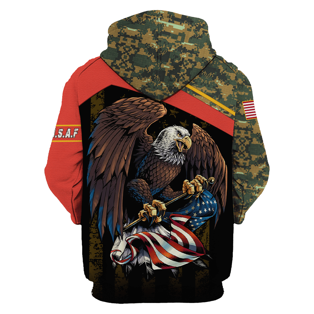 US Coast Guard - American Bald Eagle Flag Unisex Shirts MON04112206-CG , Gifts for veterans
