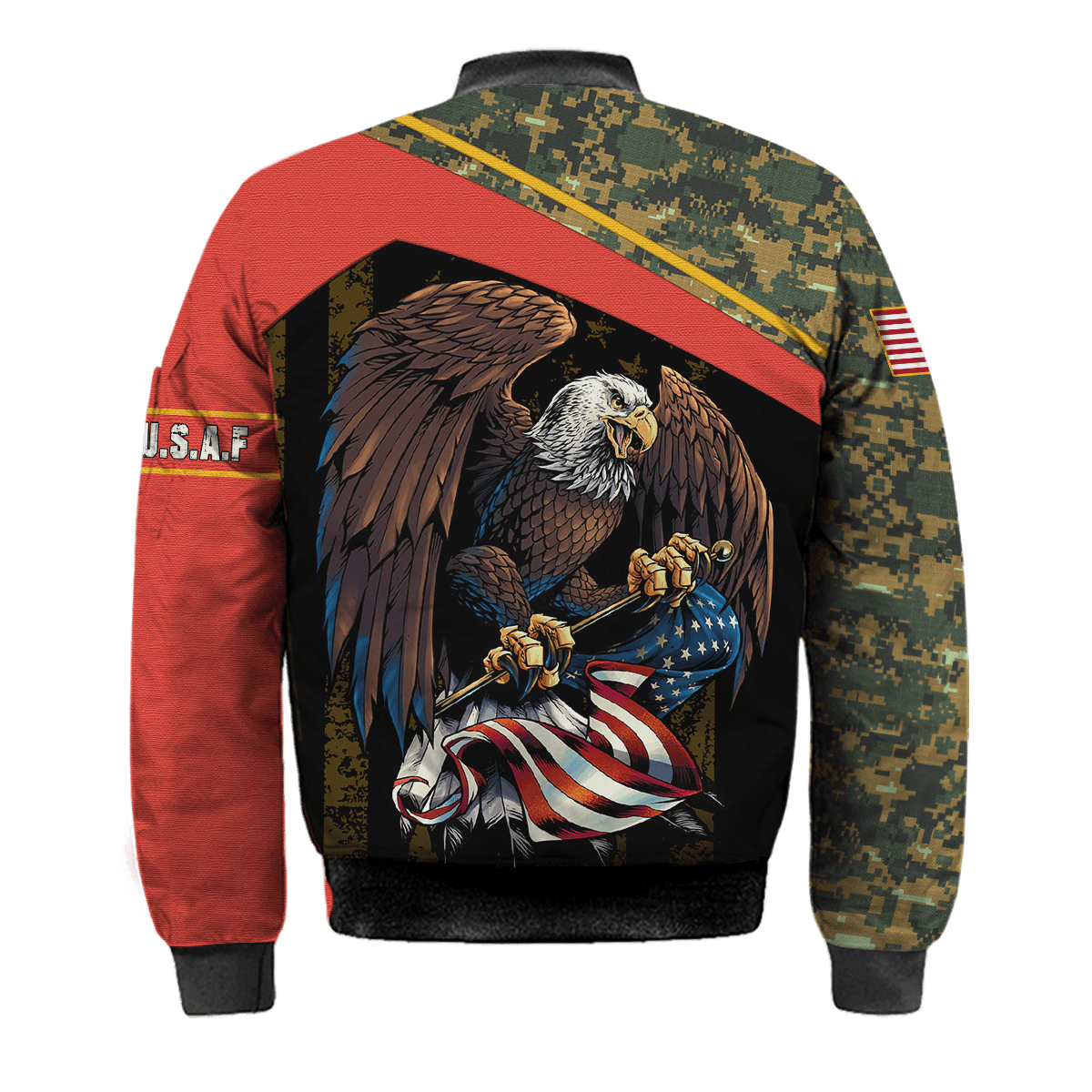 US Coast Guard - American Bald Eagle Flag Unisex Shirts MON04112206-CG , Gifts for veterans