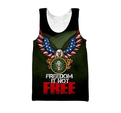 US Veteran - Freedom It Not Free Unisex Shirts TT04112201-VET , Gifts for veterans