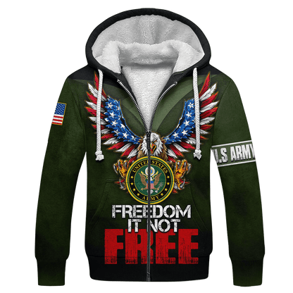 US Veteran - Freedom It Not Free Unisex Shirts TT04112201-VET , Gifts for veterans