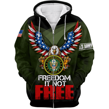 US Veteran - Freedom It Not Free Unisex Shirts TT04112201-VET , Gifts for veterans