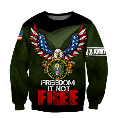 US Veteran - Freedom It Not Free Unisex Shirts TT04112201-VET , Gifts for veterans