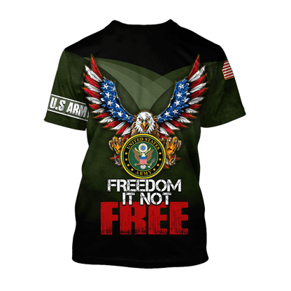 US Veteran - Freedom It Not Free Unisex Shirts TT04112201-VET , Gifts for veterans