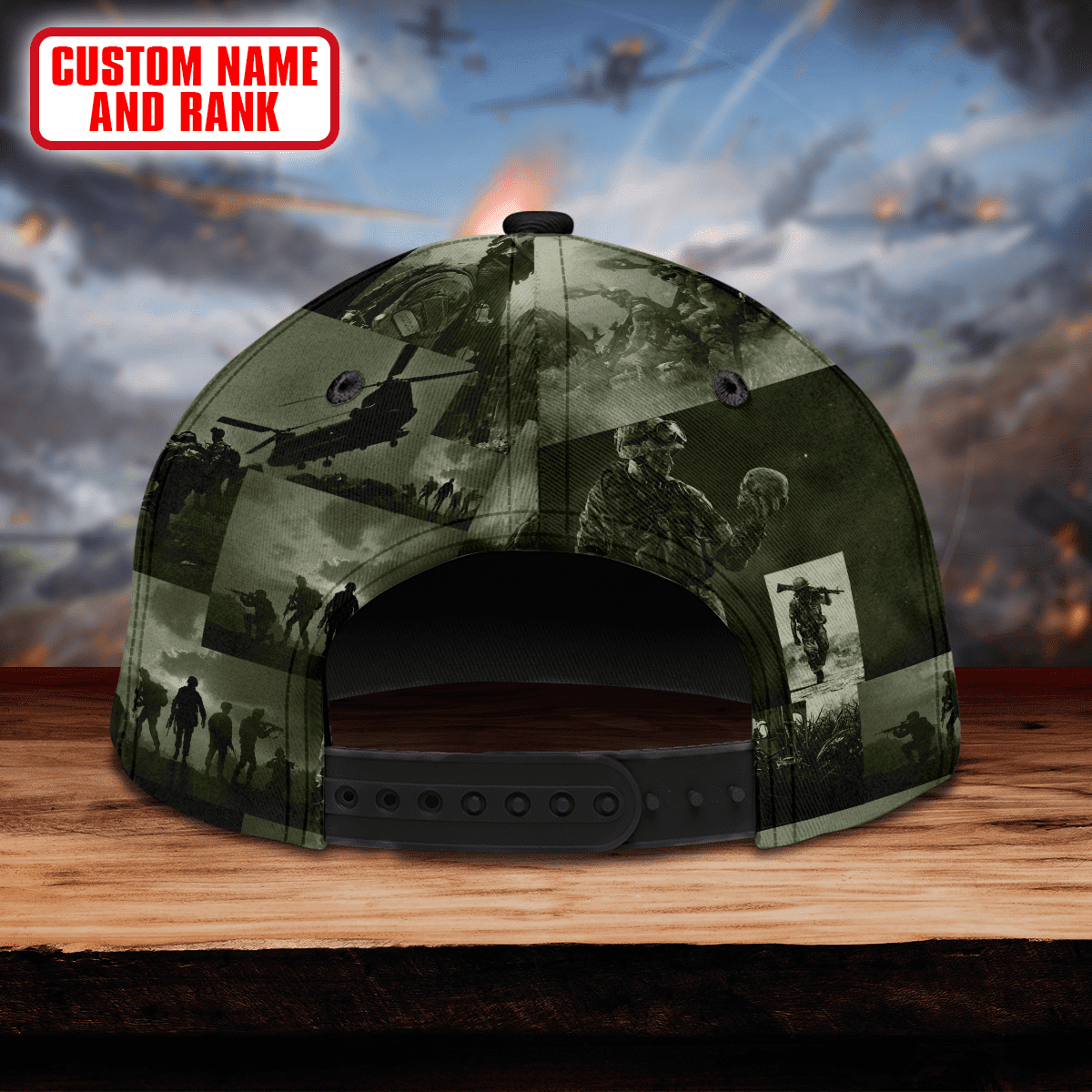 Home Of The Free - Because Of The Brave - US Army Personalize Cap , Gifts for veterans