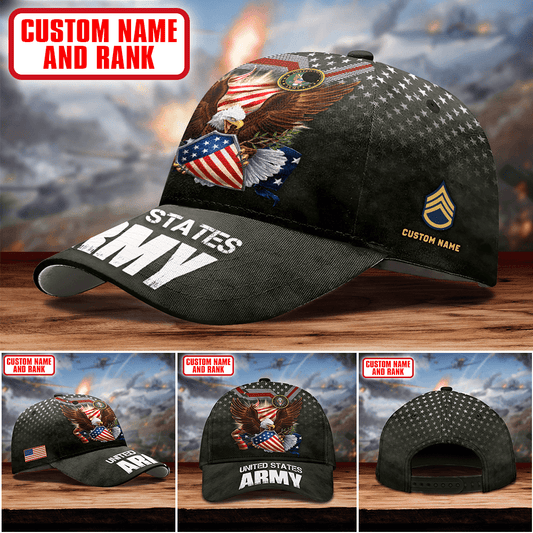 United States Army Eagle - US Army Personalize Cap , Gifts for veterans