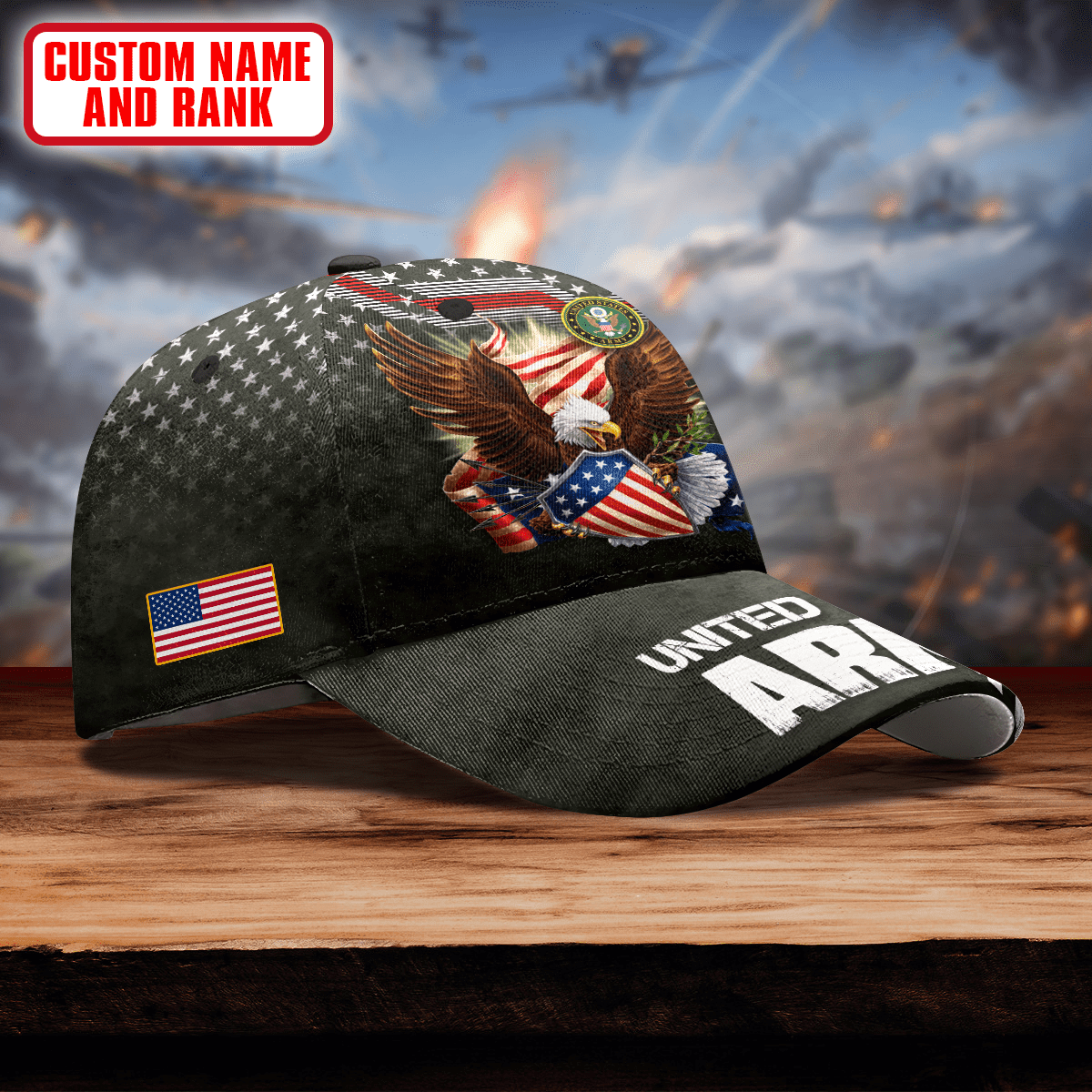 United States Army Eagle - US Army Personalize Cap , Gifts for veterans