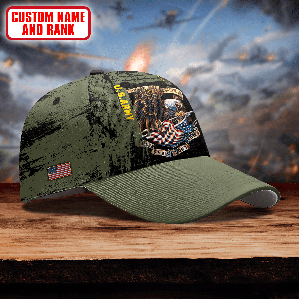 All Gave Some - Some Gave All - US ARMY PERSONALIZE CAP , Gifts for veterans